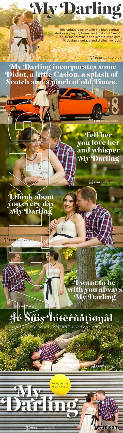 My Darling - 1 font: $39.00