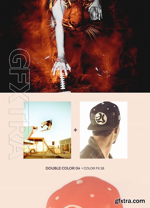 GraphicRiver - Double Color Exposure Photoshop Action 17477684