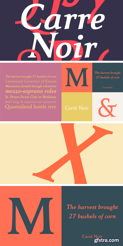 Carre Noir Font Family