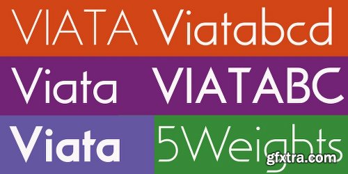 Viata Family Font - 10 Fonts