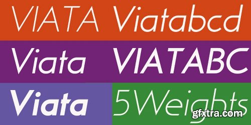 Viata Family Font - 10 Fonts