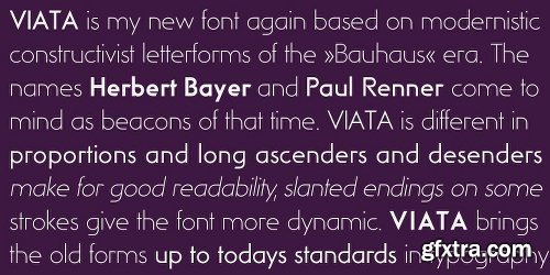 Viata Family Font - 10 Fonts