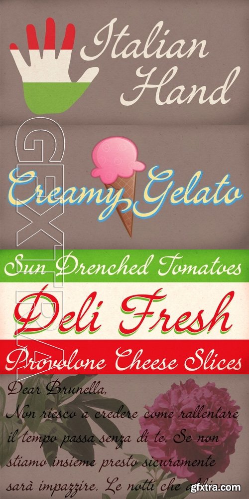 Italian Hand Regular - 1 font: $28.00