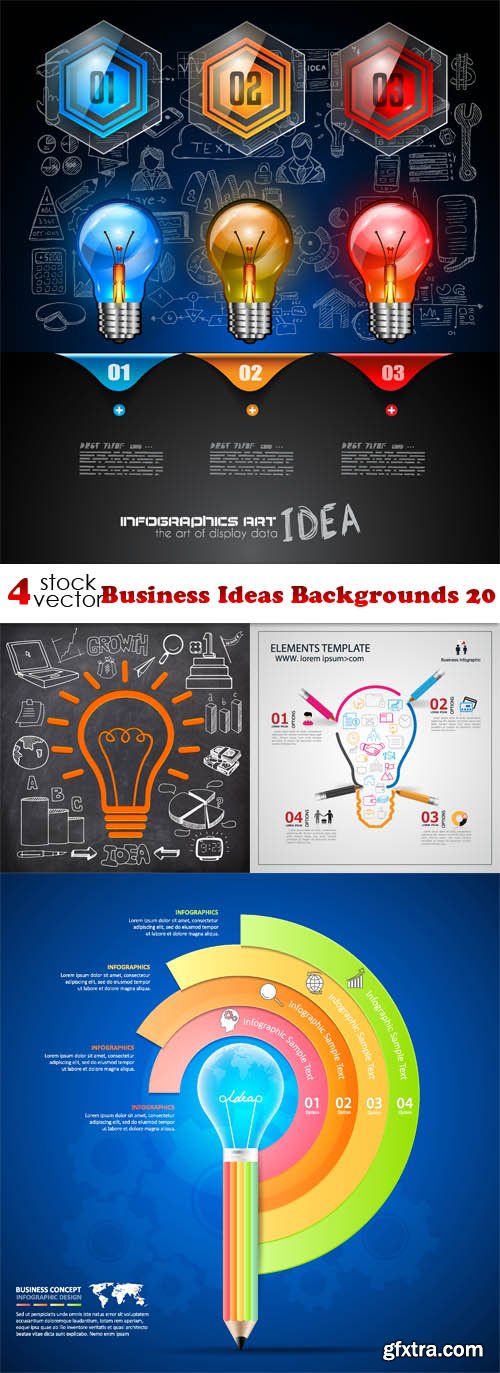 Vectors - Business Ideas Backgrounds 20