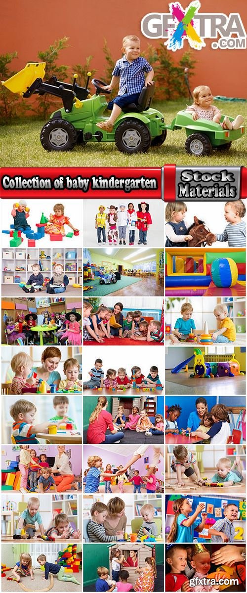 Collection of baby children playing in kindergarten education training 25 HQ Jpeg