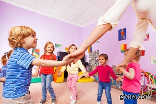 Collection of baby children playing in kindergarten education training 25 HQ Jpeg