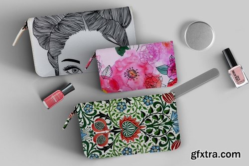 Makeup Pouch Mockup