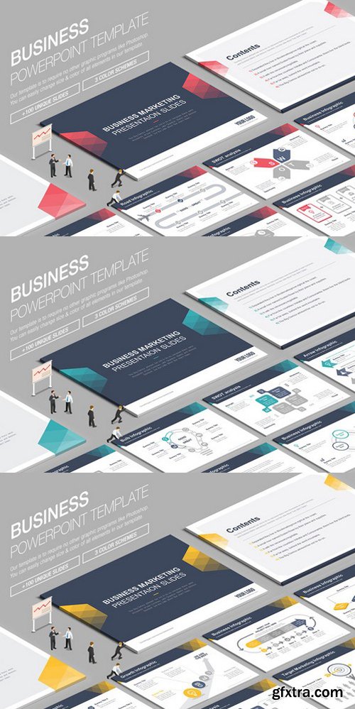 CM - Business Powerpoint Template 842825