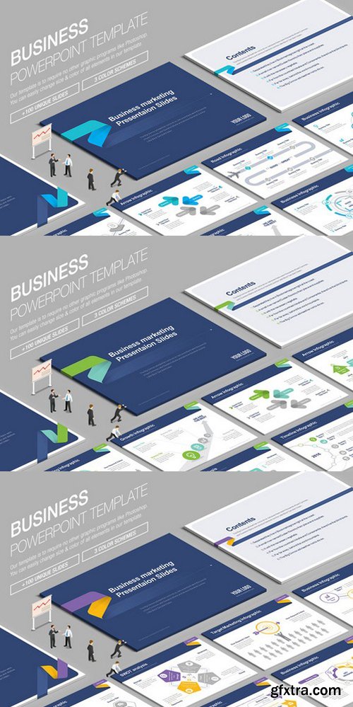 CM - Business Powerpoint Template 840311