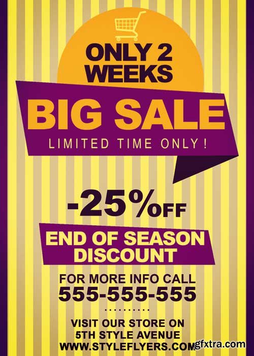 Big Sale V9 PSD Flyer Template