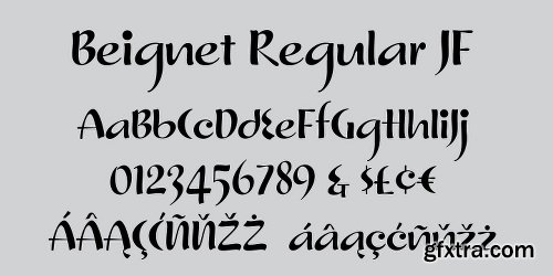 Beignet JF Font - 2 Fonts