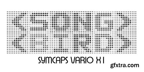 Symcaps Vario X1 Font