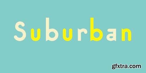 Suburban Font - 2 Fonts