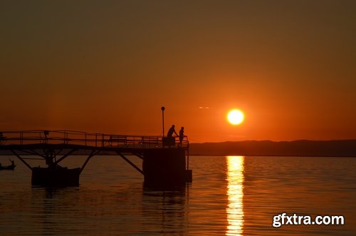 Collection Lake Baikal nature landscape rock beach sand sunset water 25 HQ Jpeg