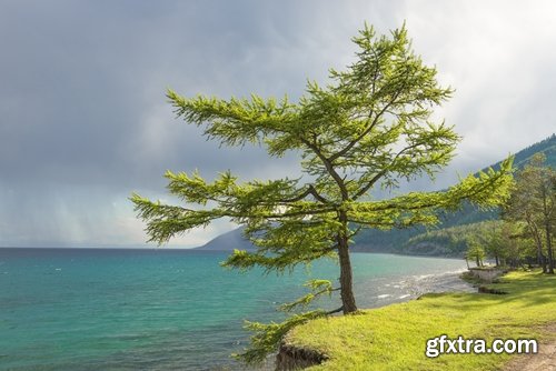 Collection Lake Baikal nature landscape rock beach sand sunset water 25 HQ Jpeg