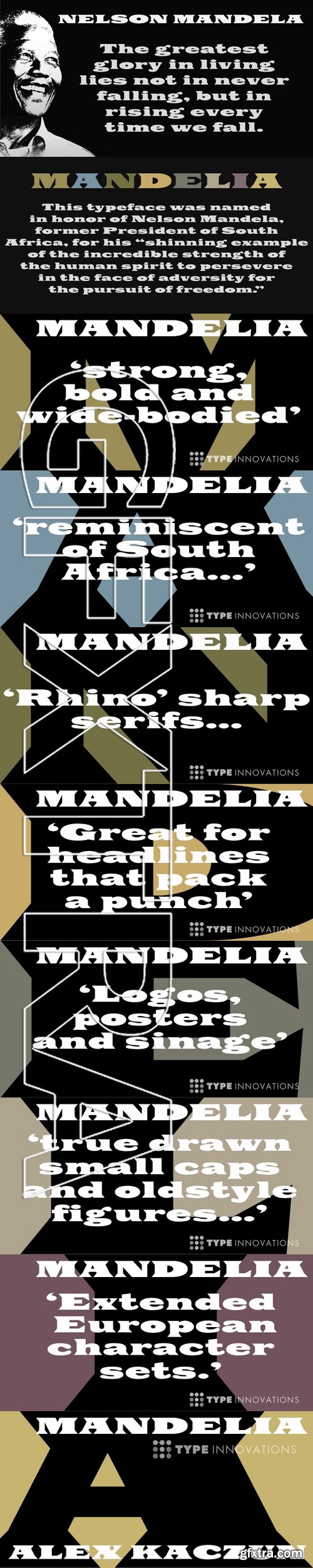 Mandelia - 1 font: $39.00