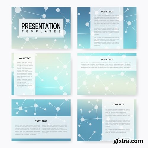 Collection gift certificate business card banner flyer calling card poster 3-25 EPS