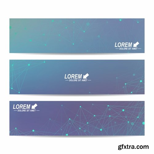 Collection gift certificate business card banner flyer calling card poster 3-25 EPS