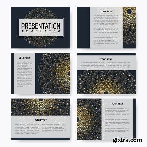 Collection gift certificate business card banner flyer calling card poster 3-25 EPS