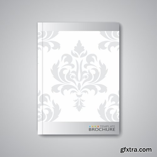 Cover Collection gift certificate business card banner flyer poster 4-25 EPS