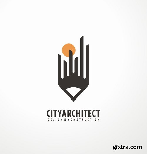 Collection logo icon web design element site  5-25 EPS