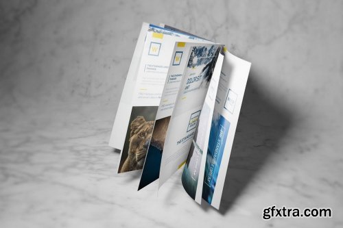 GraphicriverA4/A5 Horizontal Flyer Mockup Bundle 17600854