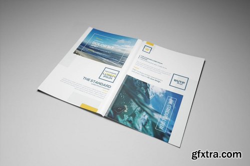 GraphicriverA4/A5 Horizontal Flyer Mockup Bundle 17600854