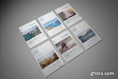 GraphicriverA4/A5 Horizontal Flyer Mockup Bundle 17600854