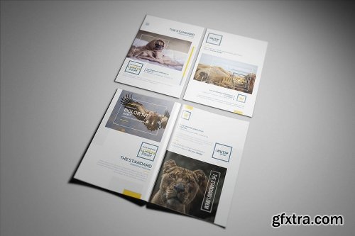 GraphicriverA4/A5 Horizontal Flyer Mockup Bundle 17600854