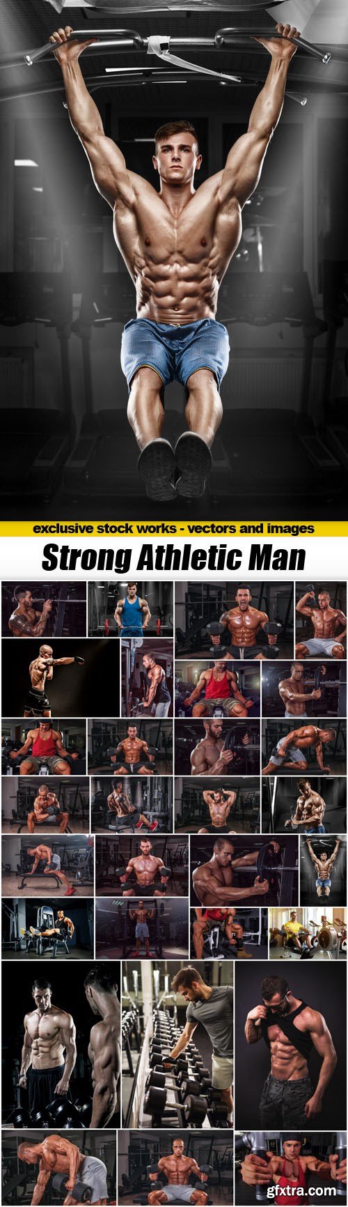 Strong Athletic Man - 30xUHQ JPEG