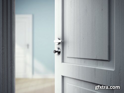 Collection open door the conceptual image handle frame 25 HQ Jpeg