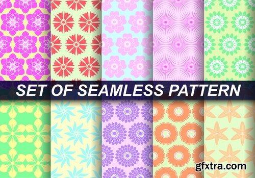Collection pattern wallpaper sample calligraphic drawing frame vector image 25 EPS