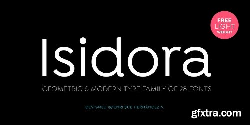 Isidora Font Family 28 Fonts $999