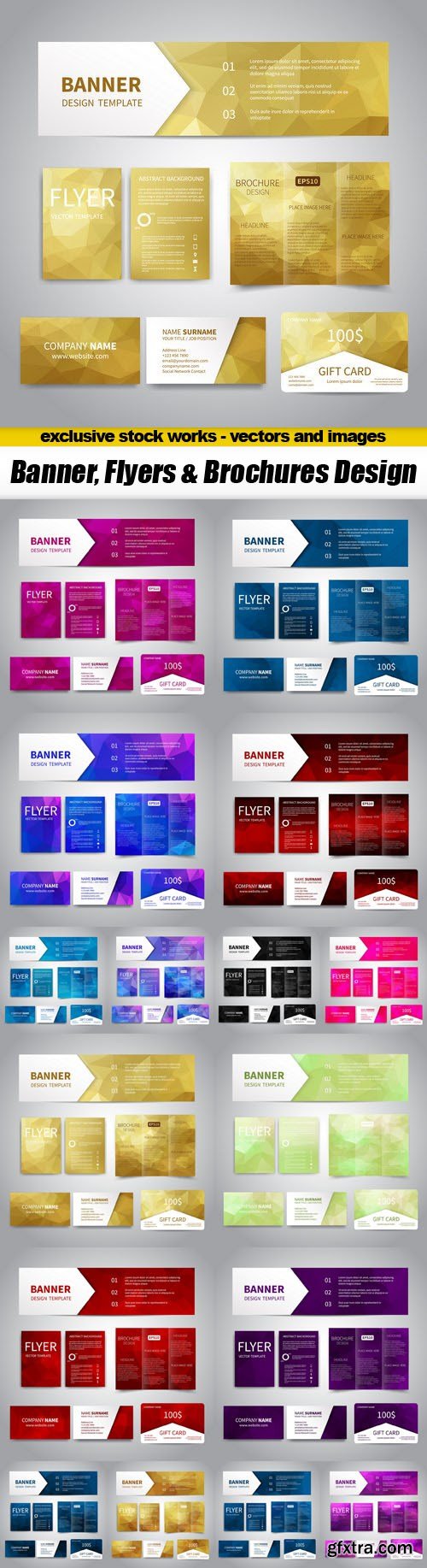 Banner, Flyers & Brochures Design - 17xEPS