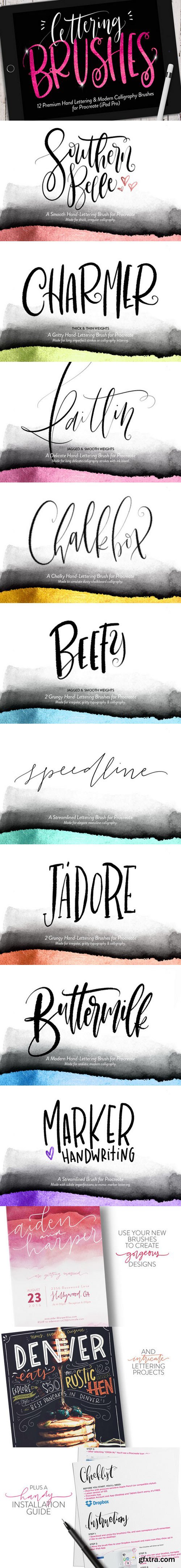 CM - iPad Lettering Brushes (Procreate) 852771