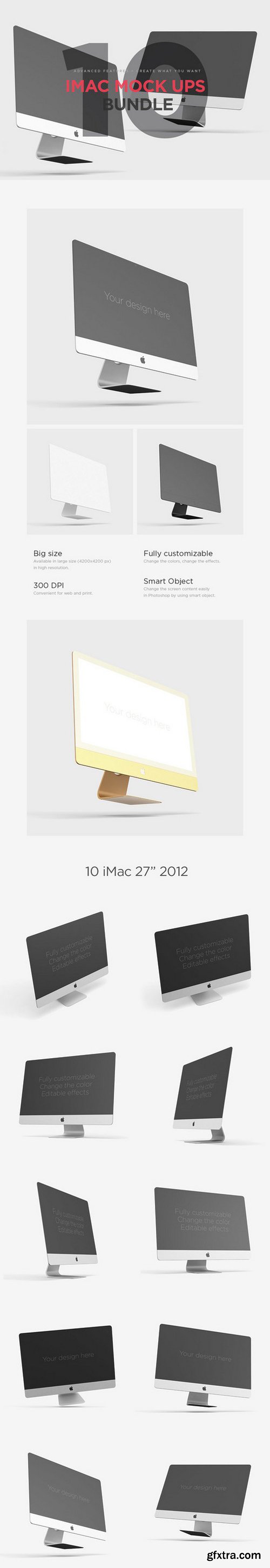 CM - iMac Mock Ups Bundle 867189