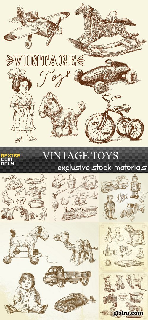 Vintage Toys - 7 EPS