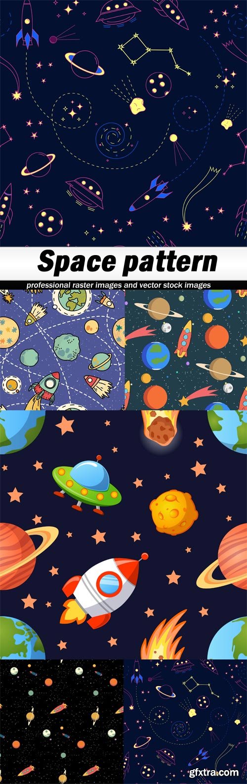 Space pattern - 5 EPS