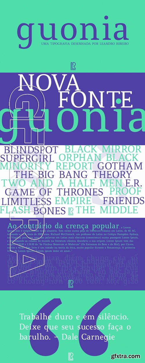 Guonia - 6 fonts: $999.00