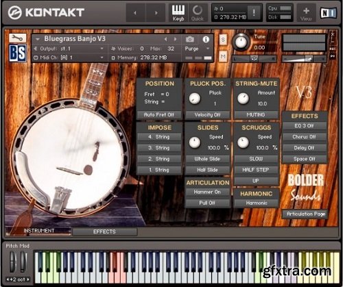 BolderSounds Bluegrass Banjo v3 KONTAKT-0TH3Rside