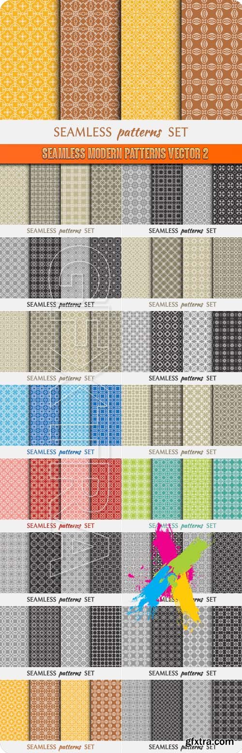 Seamless modern patterns vector 2