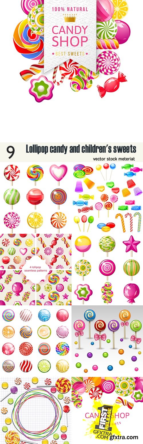 Lollipop candy and children\'s sweets