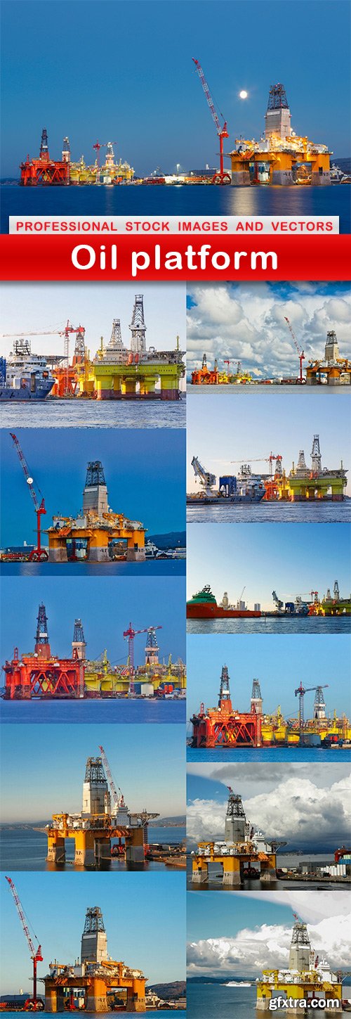 Oil platform - 12 UHQ JPEG