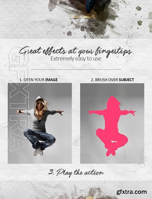 GraphicRiver - Smudge Art Photoshop Action 17572090