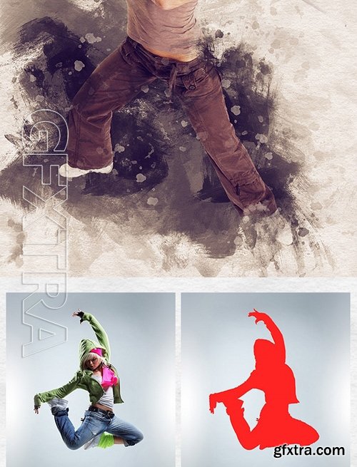 GraphicRiver - Smudge Art Photoshop Action 17572090