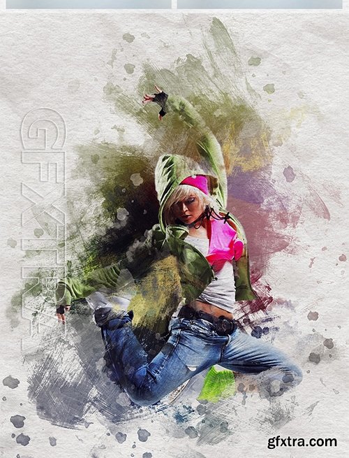 GraphicRiver - Smudge Art Photoshop Action 17572090