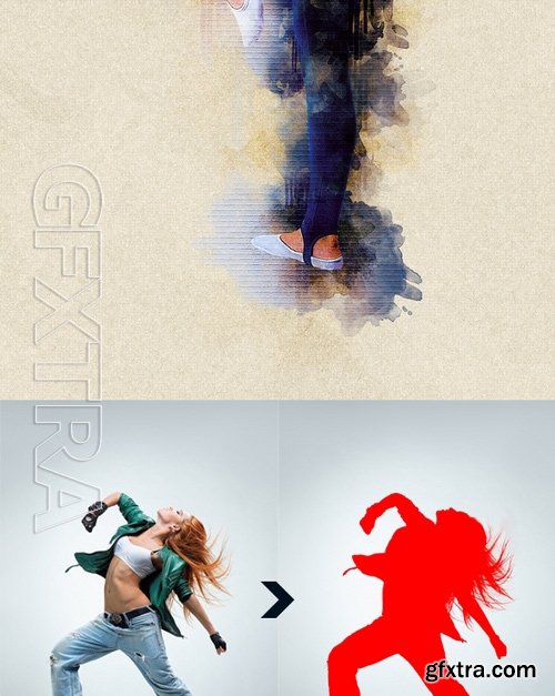 GraphicRiver - Wet Ink Photoshop Action 17496895