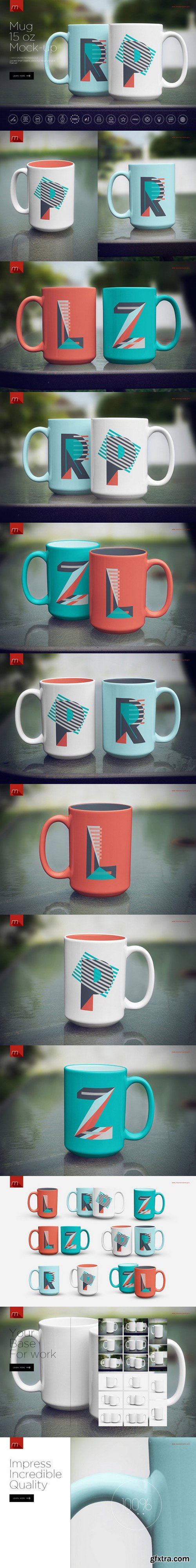 CM - Mug 15 oz Mock-up 878331