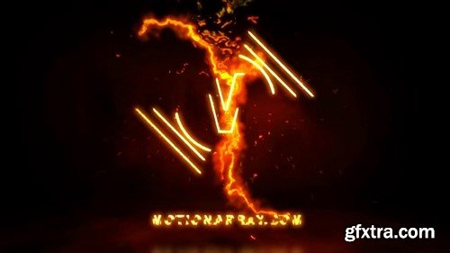 Fire Strokes Logo Reveal - After Effects Template
