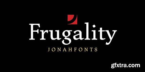 Frugality Font Family - 4 Font